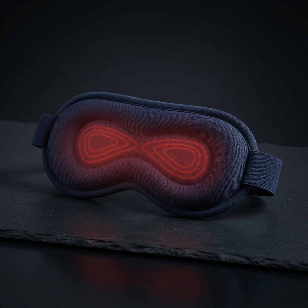 Auryvell Premium Foam Sleep mask w/ Heated Eye Massager